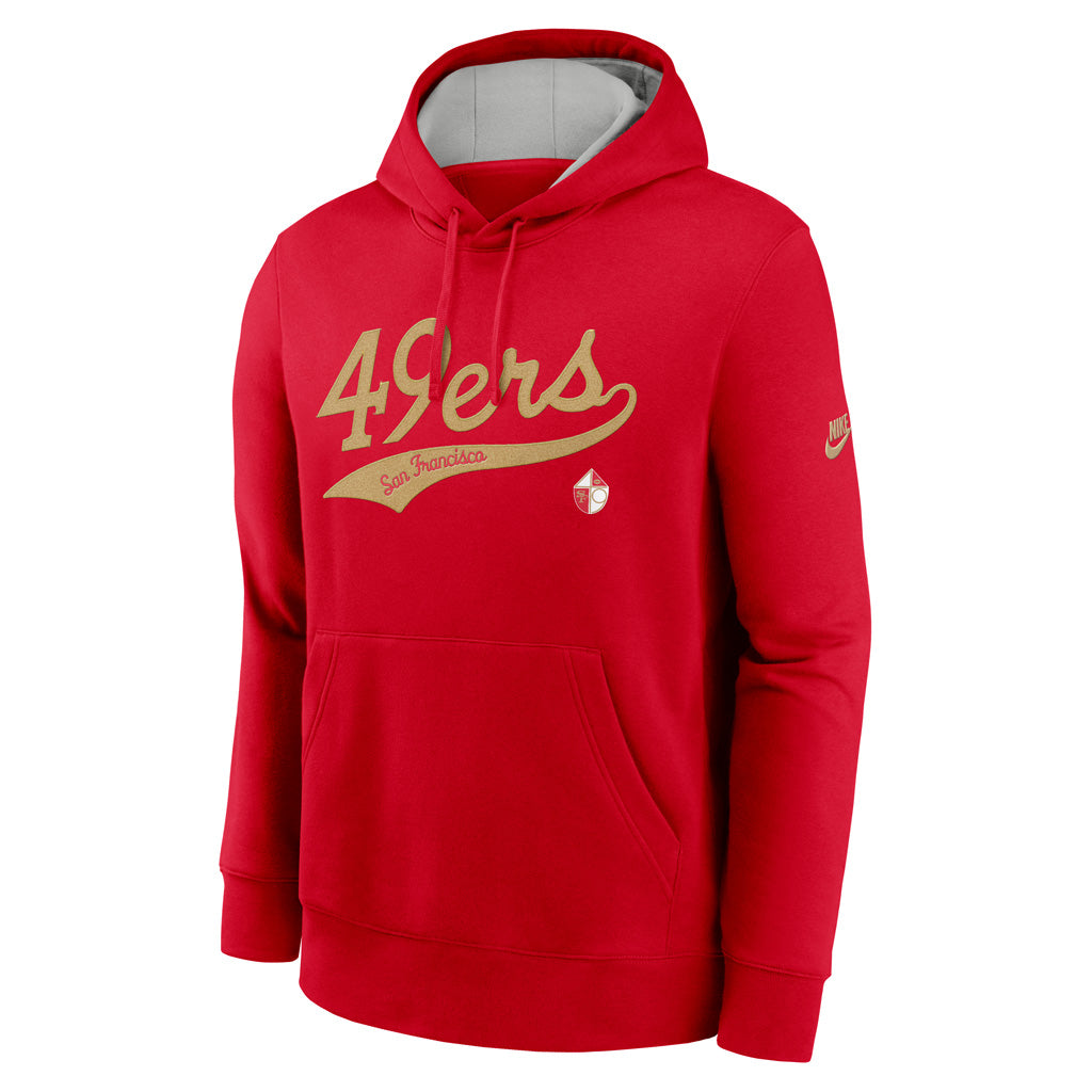 NFL San Francisco 49ers Nike Rewind Club Pullover Hoodie