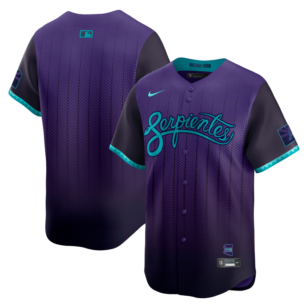 MLB Arizona Diamondbacks Nike 2025 City Connect Limited Jersey - Purple