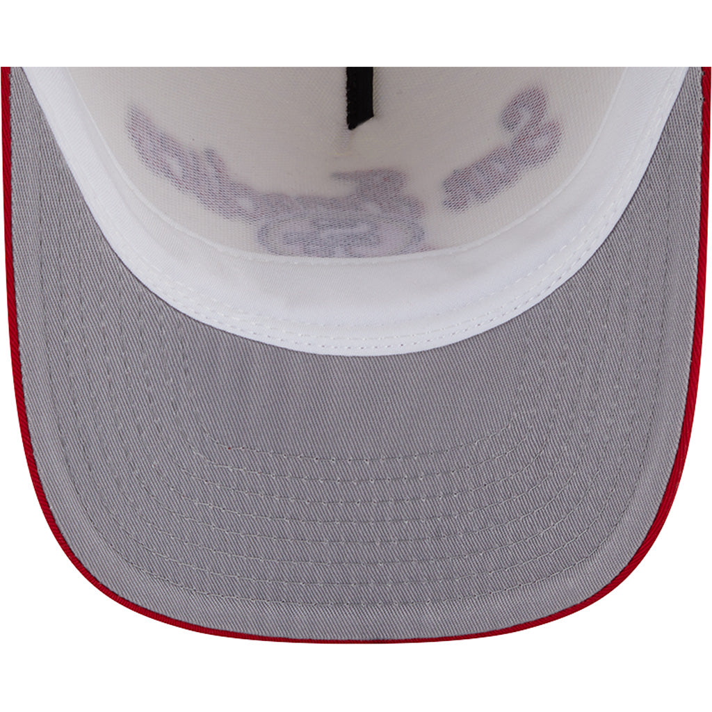 NFL San Francisco 49ers New Era Chainstitch Two-Tone 9FIFTY A-Frame Snapback Hat - Cream