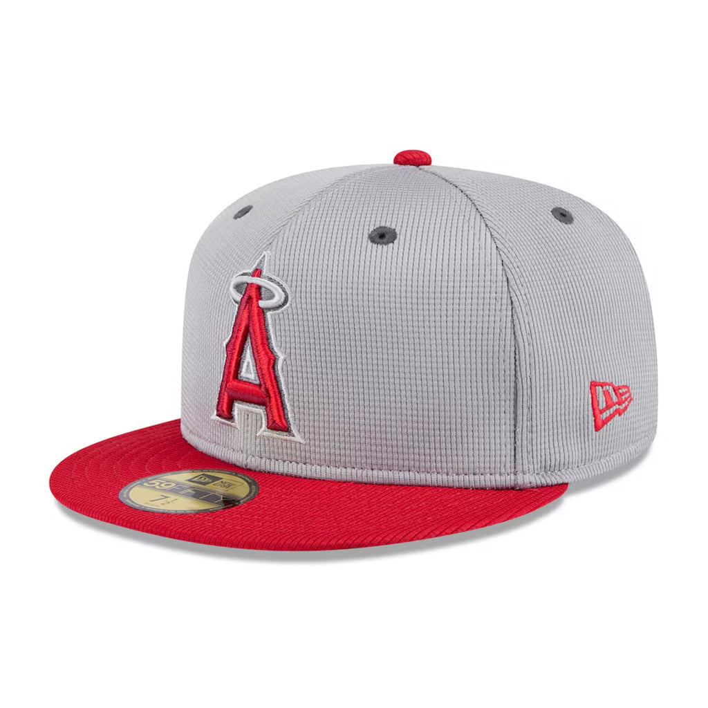 MLB Los Angeles Angels New Era 2025 Graphite Batting Practice 59FIFTY Fitted Hat - Graphite