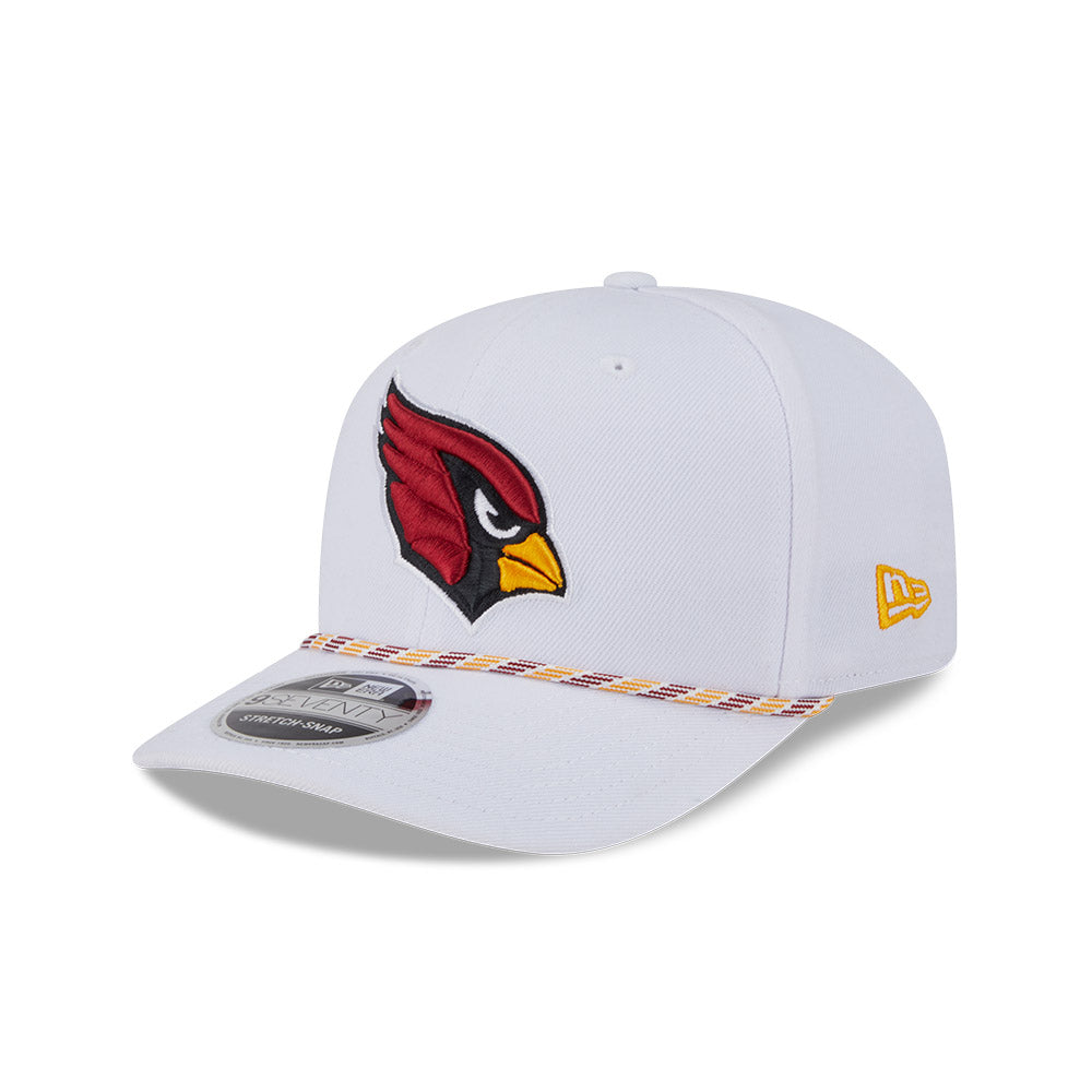 NFL Arizona Cardinals New Era Multicolor Rope 9SEVENTY Stretch-Snapback Hat - White