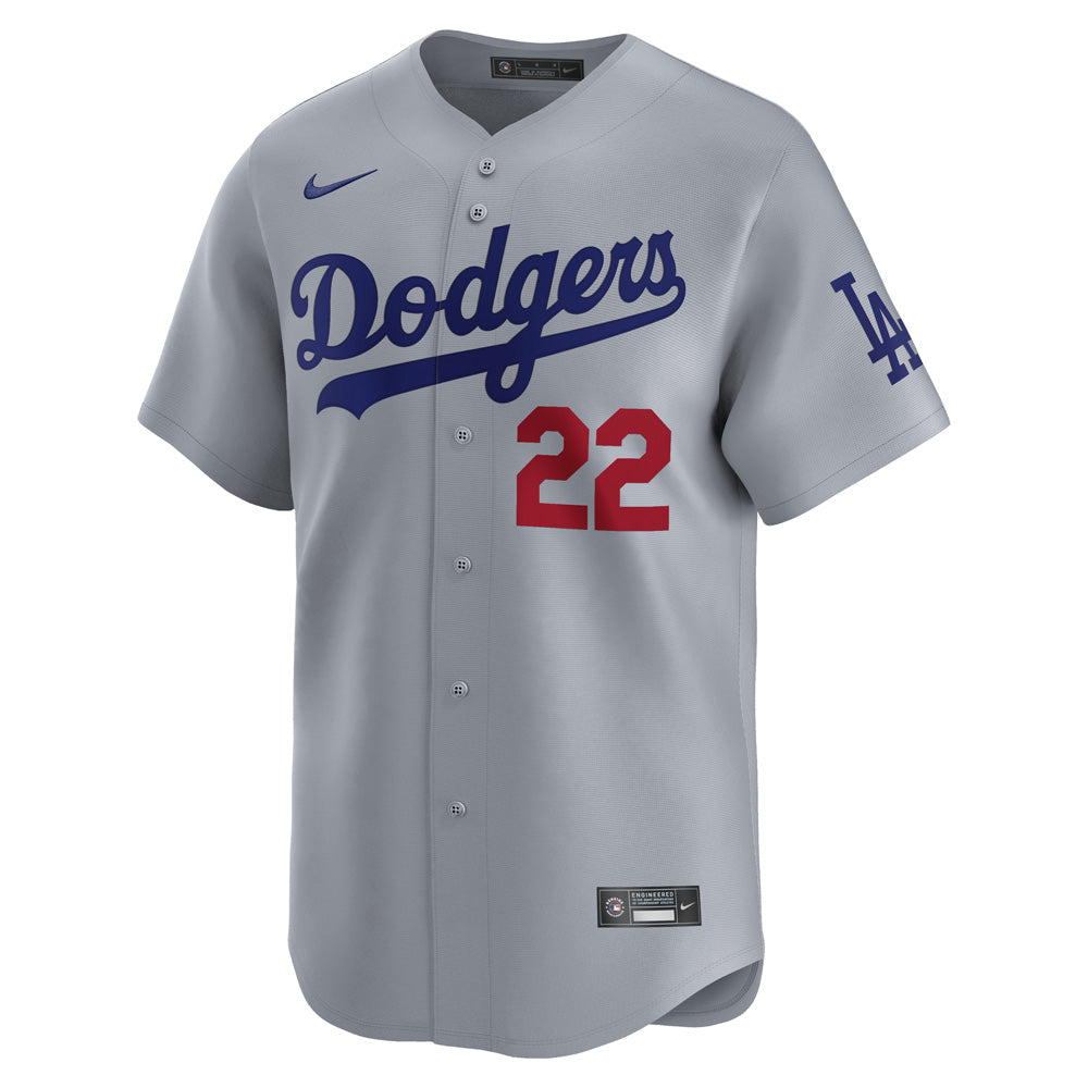 MLB Los Angeles Dodgers Clayton Kershaw Nike Road Limited Jersey