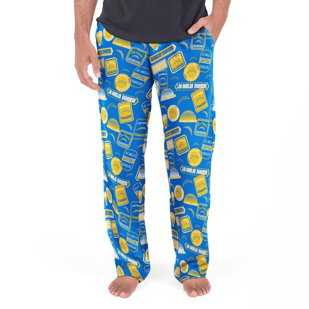 NFL Los Angeles Chargers Concepts Sport Grady Pajama Pant- Blue