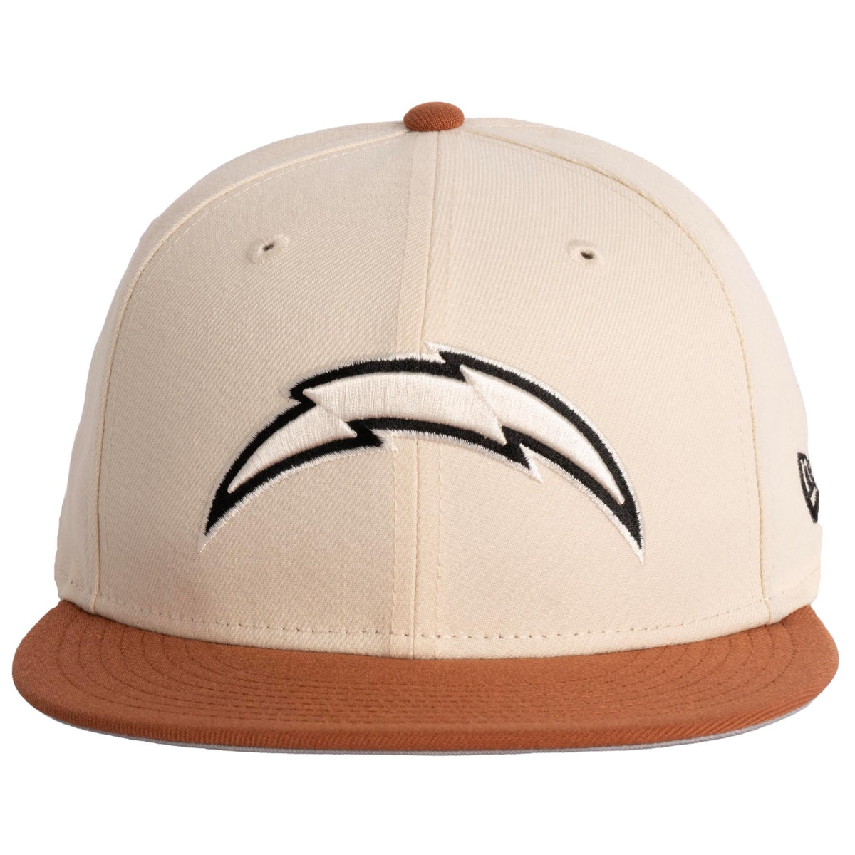 NFL Los Angeles Chargers New Era Fieldstone 9FIFTY Snapback Hat- Light Cream