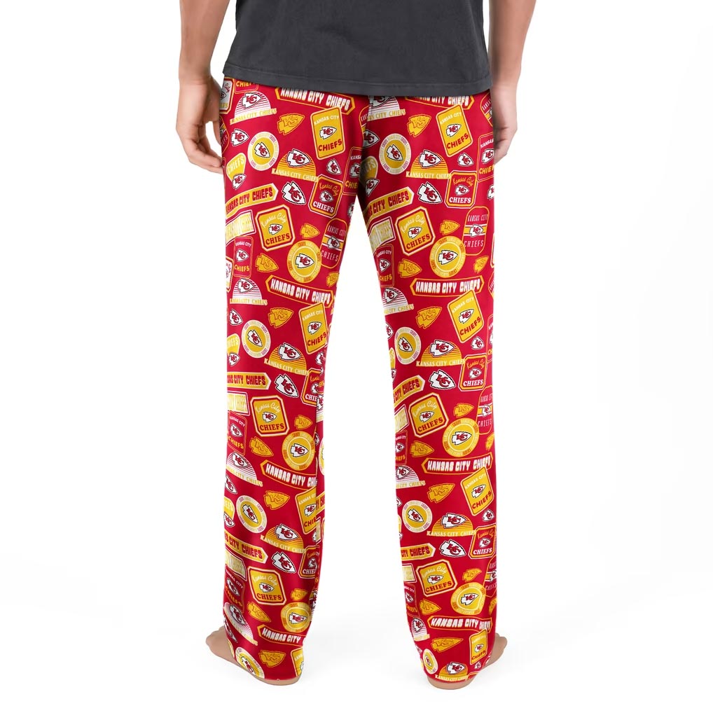 NFL Kansas City Chiefs Concepts Sport Grady Pajama Pant- Red