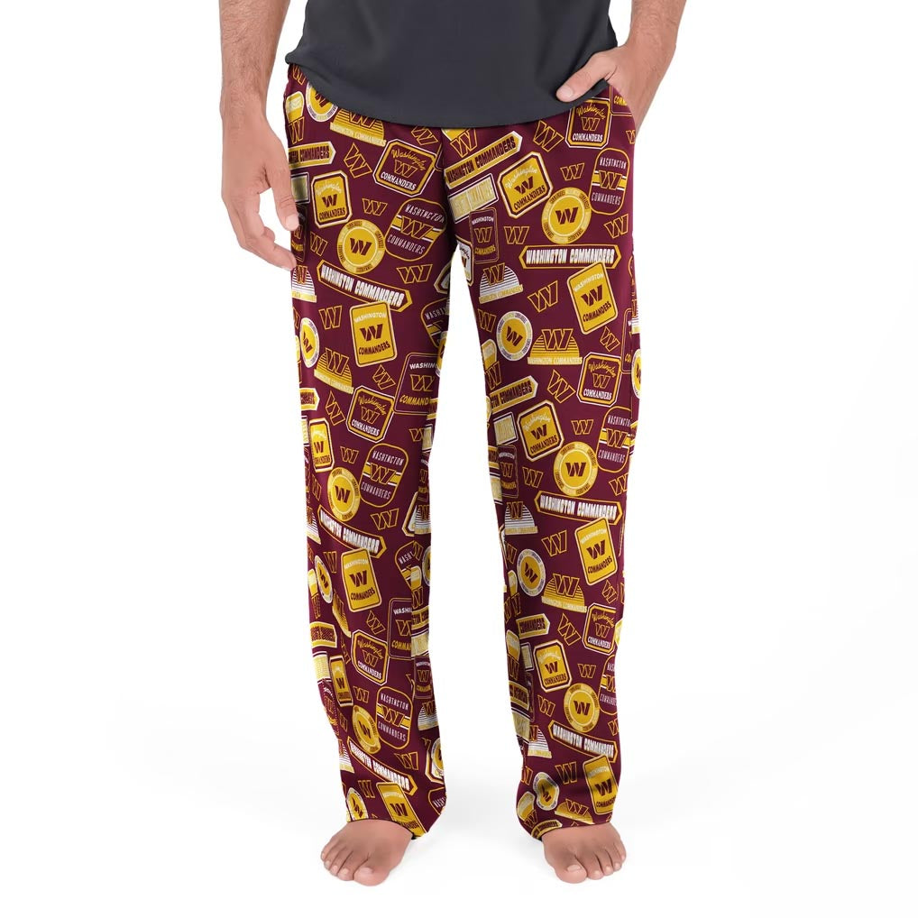 NFL Washington Commanders Concepts Sport Grady Pajama Pant- Maroon