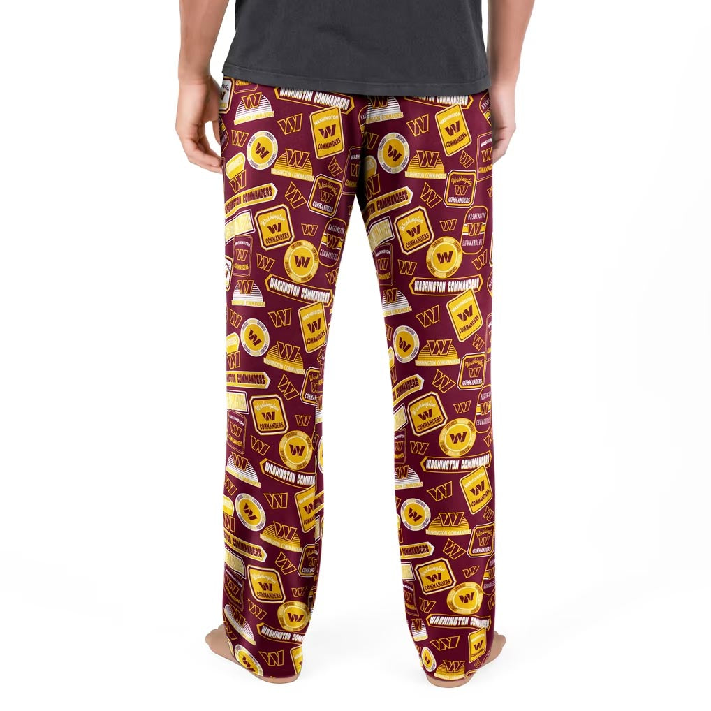 NFL Washington Commanders Concepts Sport Grady Pajama Pant- Maroon