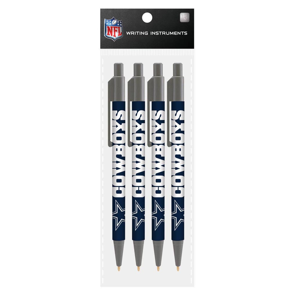 NFL Dallas Cowboys Mojo 4-Pack Retractable Pens