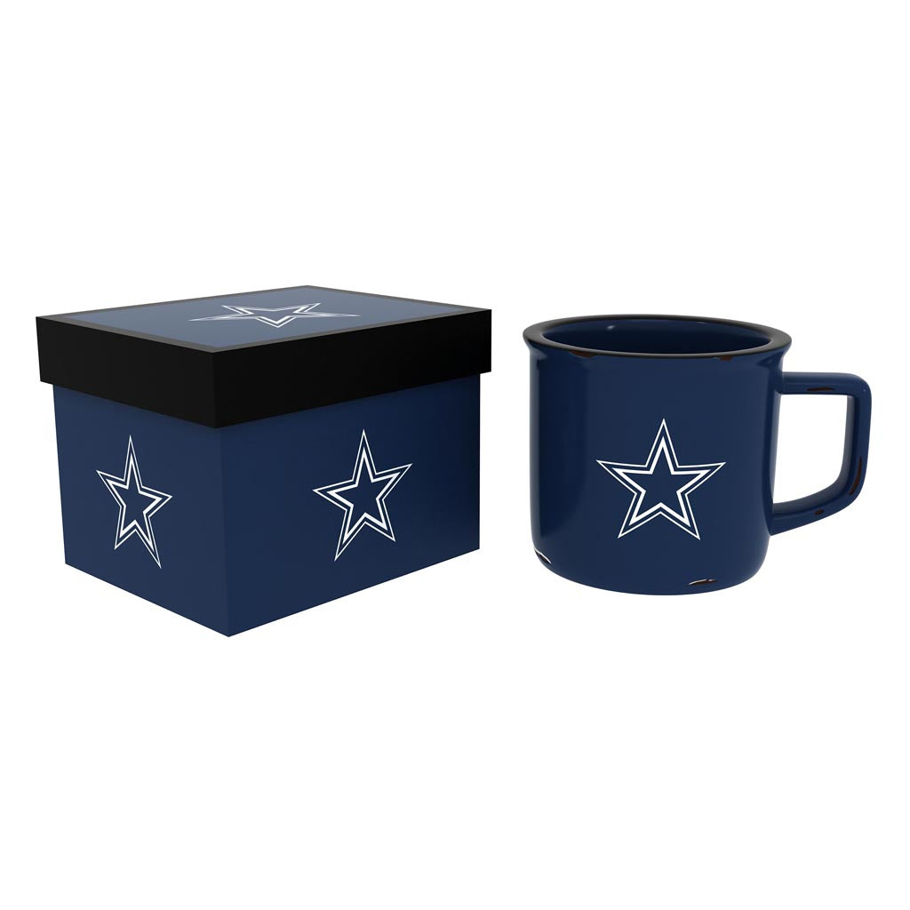 NFL Dallas Cowboys Evergreen 14oz Ceramic Camp Cup - Navy