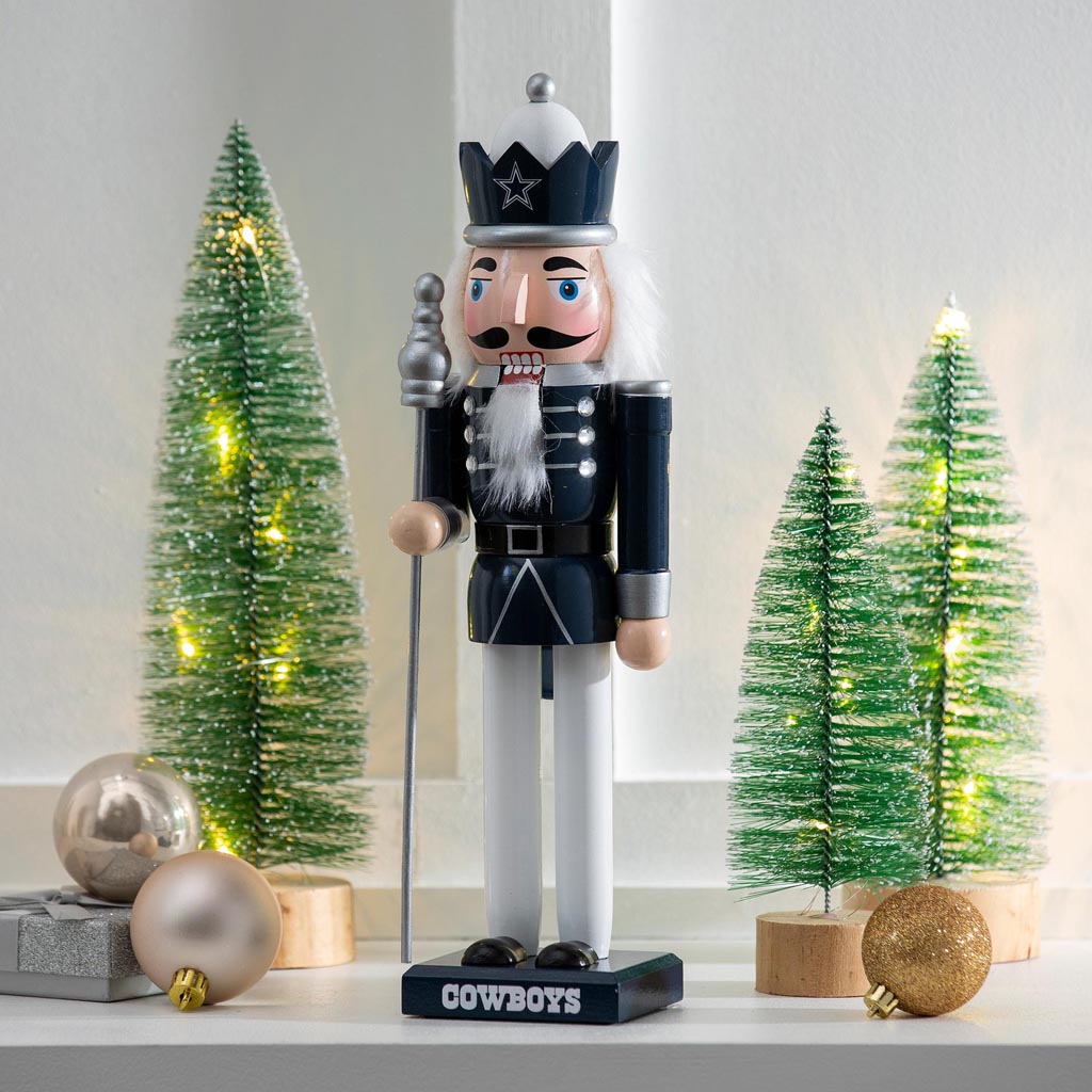 NFL Dallas Cowboys Evergreen 12" Nutcracker