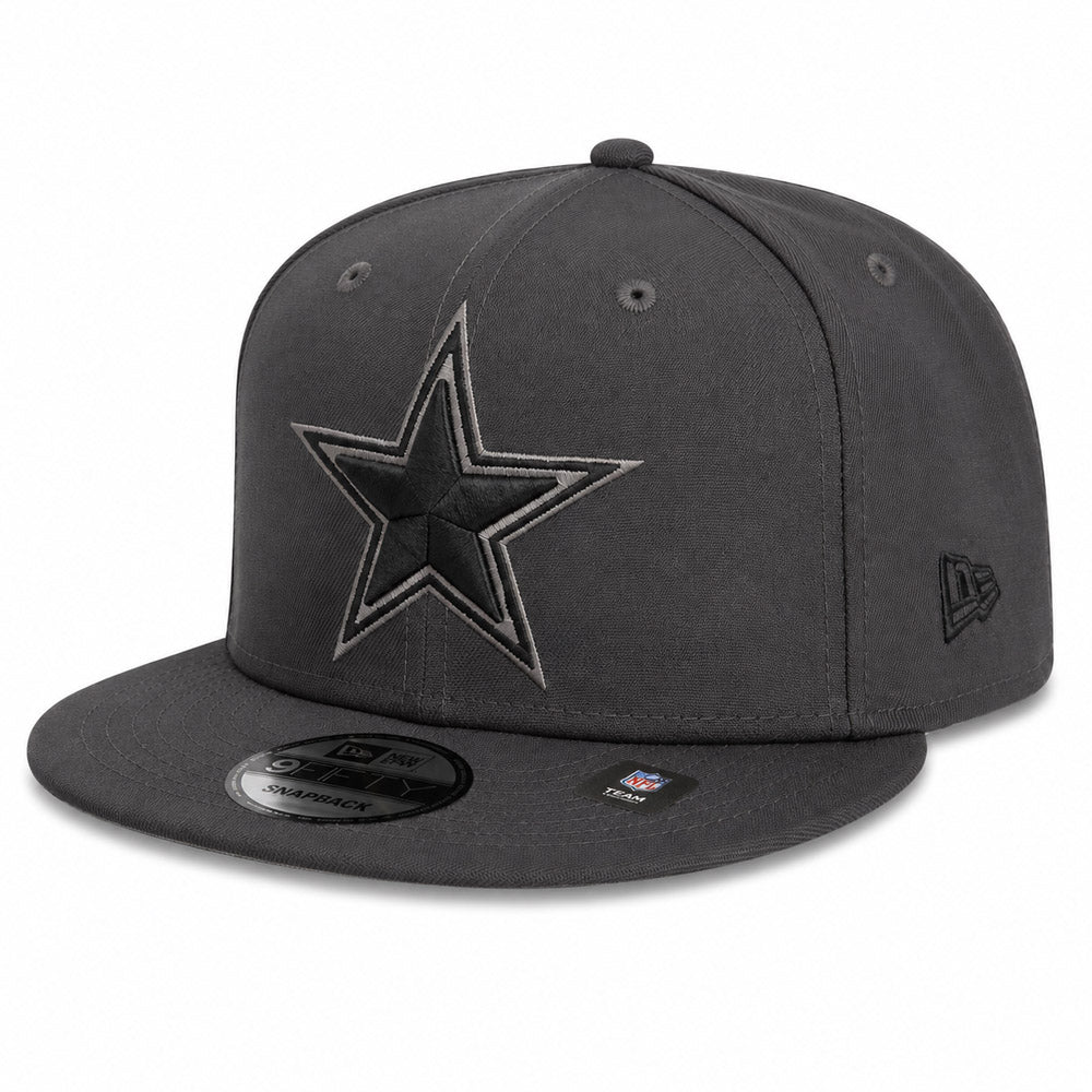 NFL Dallas Cowboys New Era Gray Prestige 9FIFTY Snapback Hat- Graphite