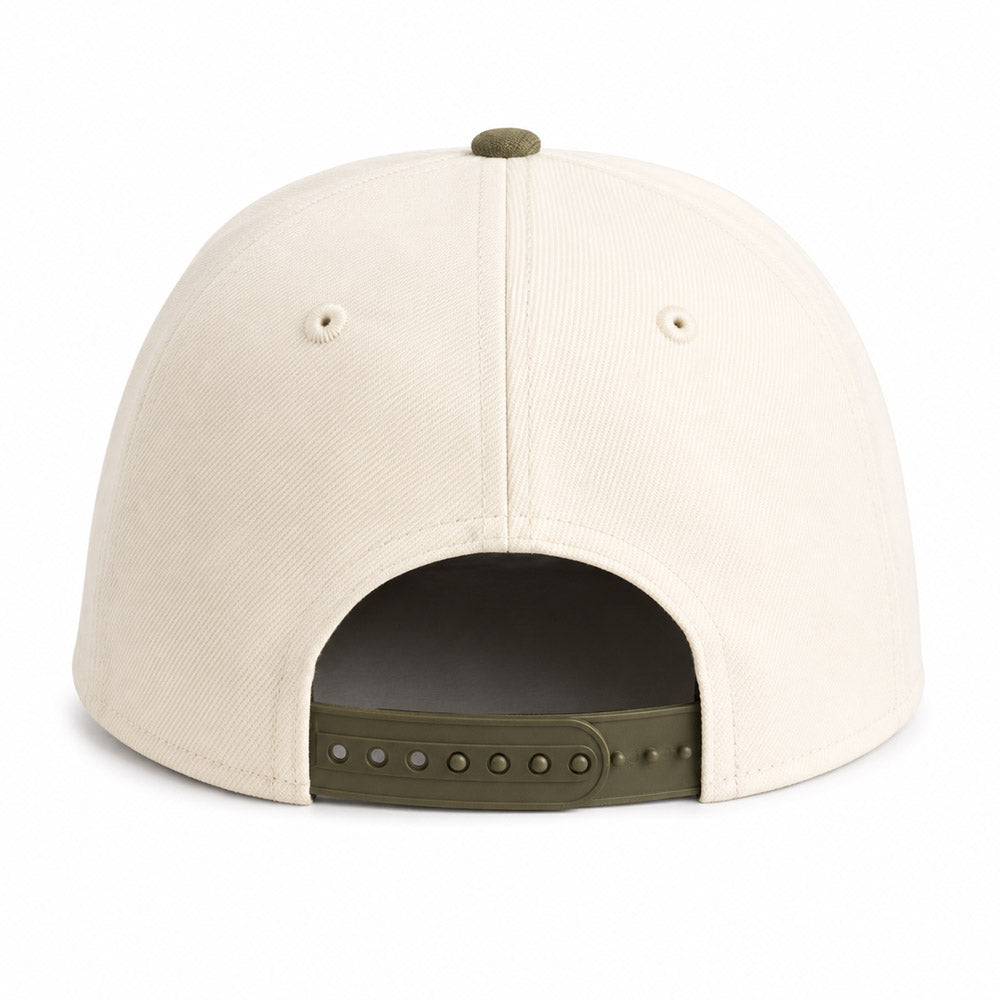 NCAA Arizona Wildcats New Era Arizona Script 9FIFTY A-Frame Snapback Hat- Cream