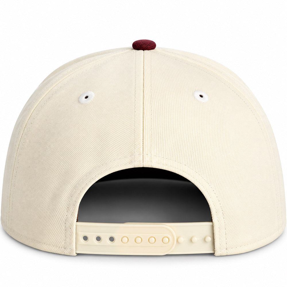 NCAA Arizona State Sun Devils New Era NCAA Arizona State Sun Devils New Era Roses 9SEVENTY Stretch-Snap Hat- Cream