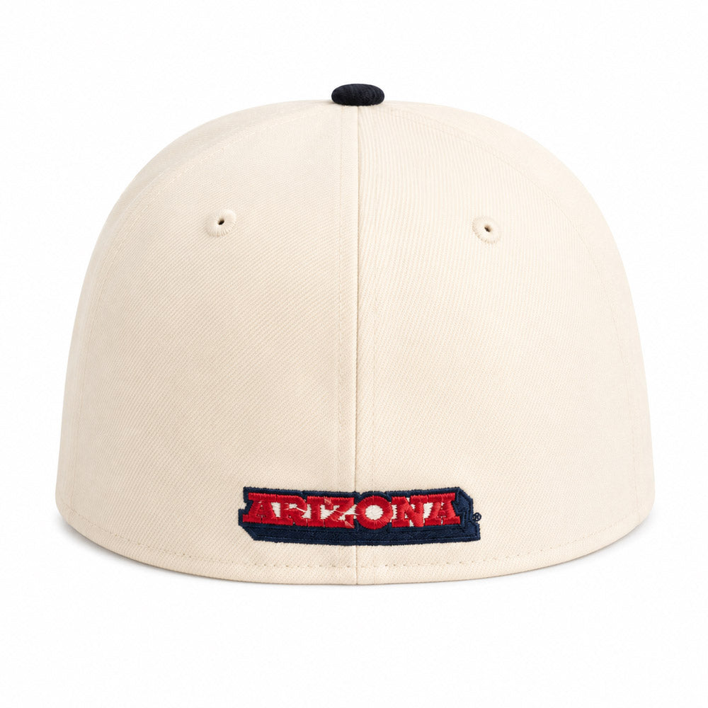NCAA Arizona Wildcats New Era Paw Archive 59FIFTY Hat- Cream