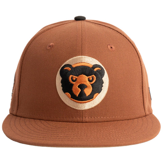 MLB Chicago Cubs New Era Jolly Roger 59FIFTY Fitted Hat- Brown