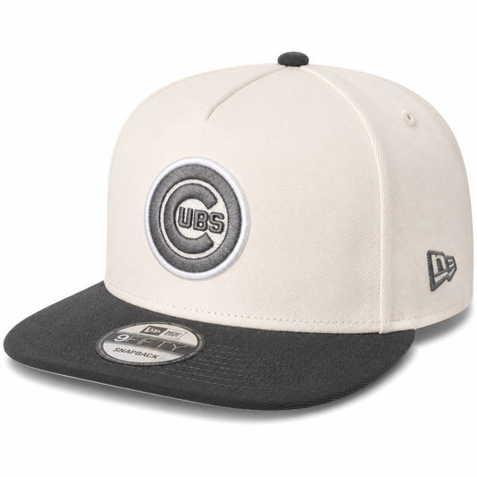 MLB Chicago Cubs New Era Gridiron Chrome 9FIFTY A-Frame- Cream