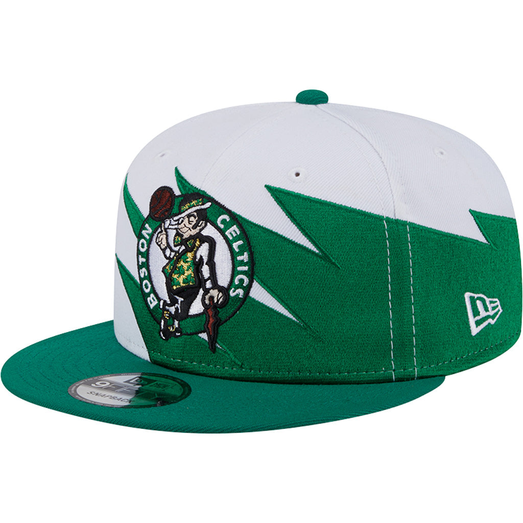 NBA Boston Celtics New Era Jagged 9FIFTY Snapback Hat - White
