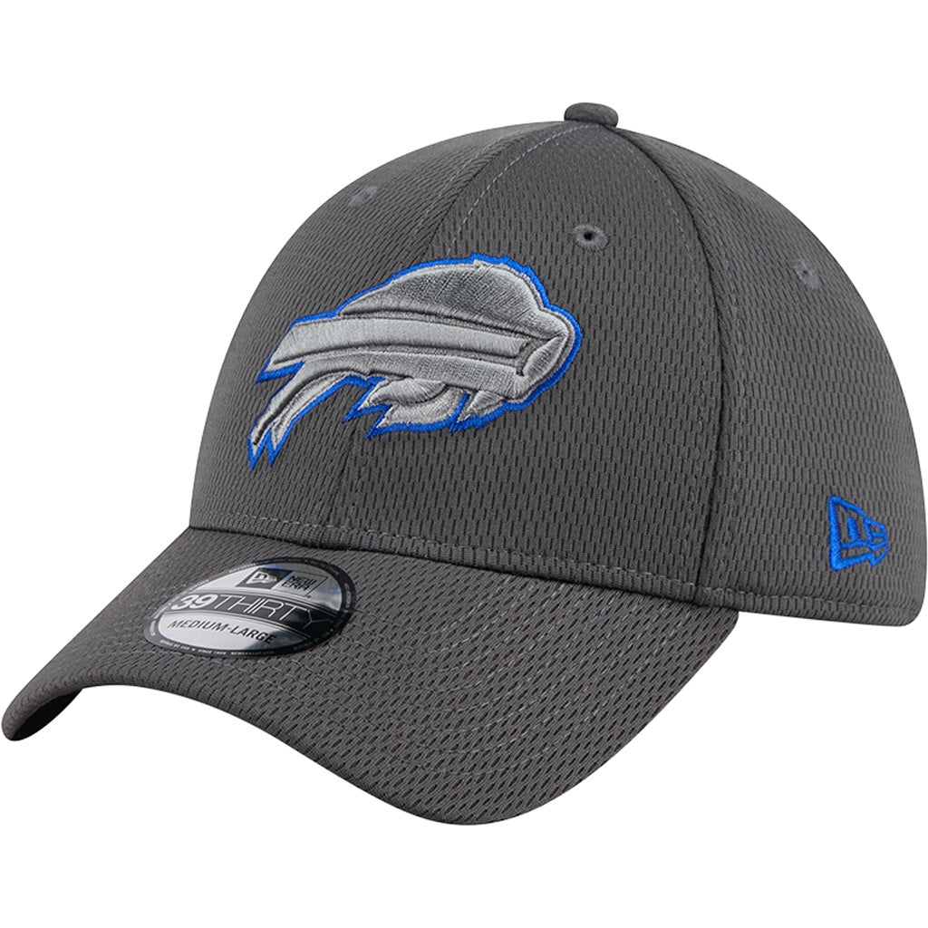 NFL Buffalo Bills New Era Tonal Graphite 39THIRTY Flex Fit Hat - Graphite