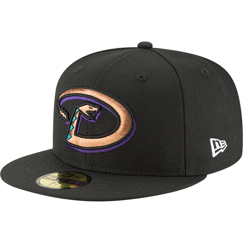 MLB Arizona Diamondbacks New Era Cooperstown 59FIFTY Fitted Hat - Black
