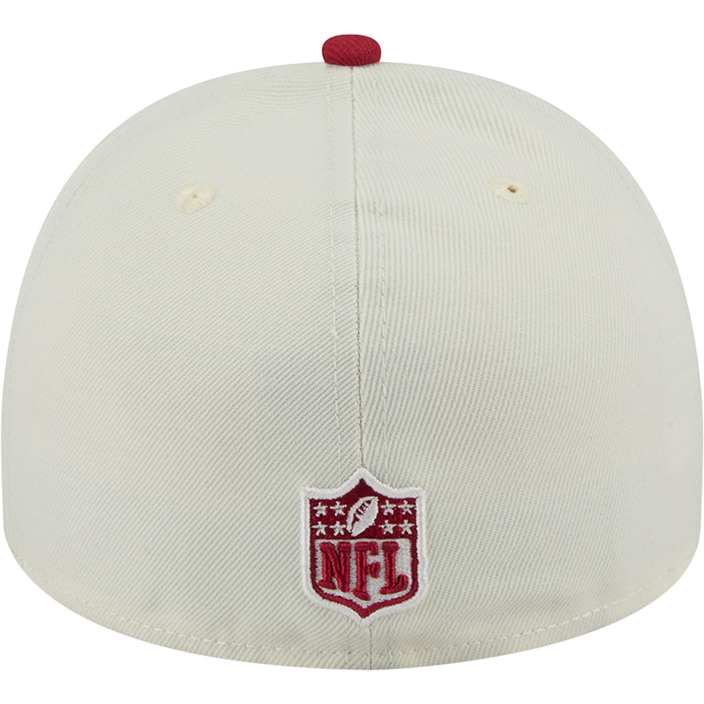 NFL Arizona Cardinals New Era 2025 Draft 59FIFTY A-Frame Fitted Hat - Chrome