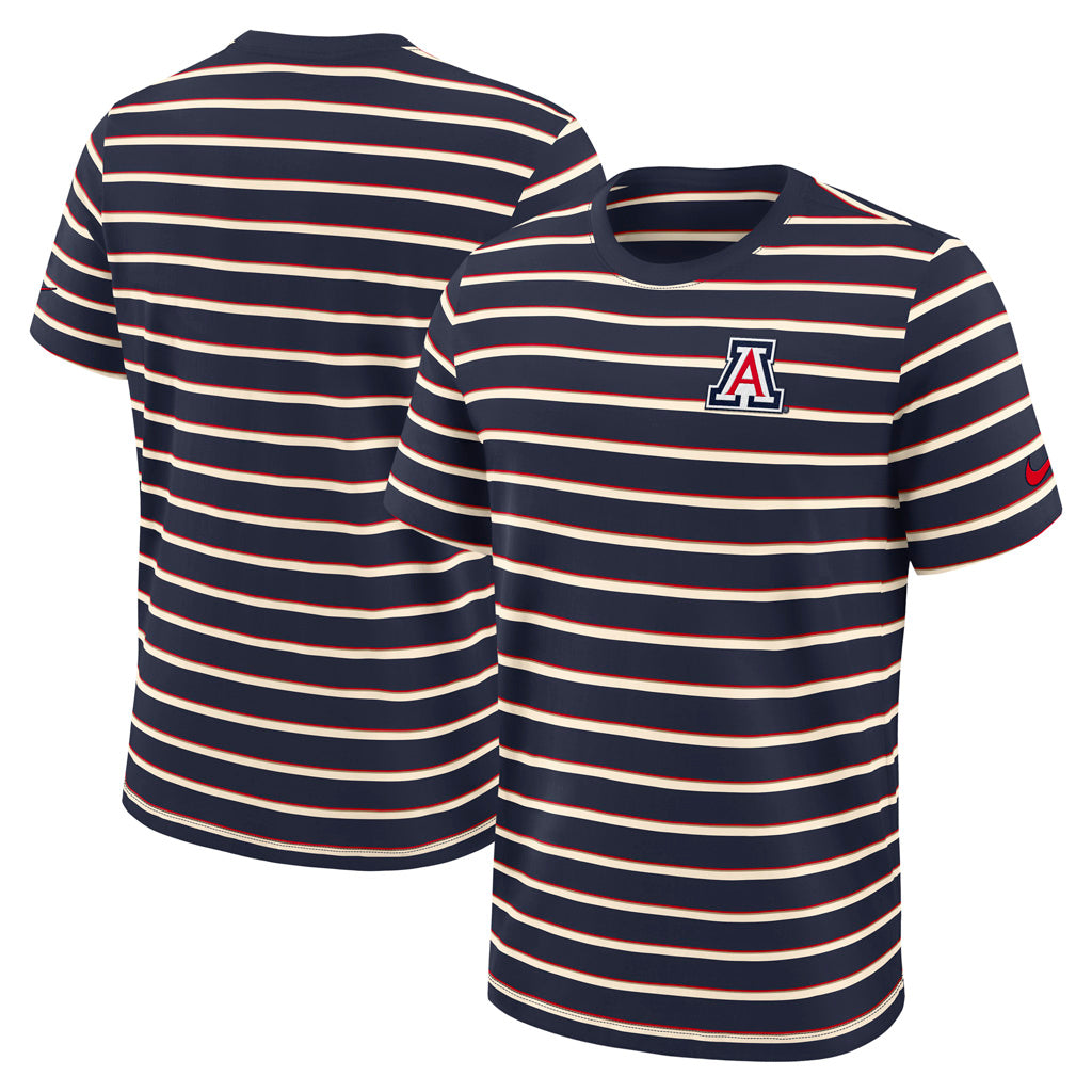 NCAA Arizona Wildcats Nike Stripe T-Shirt - Navy