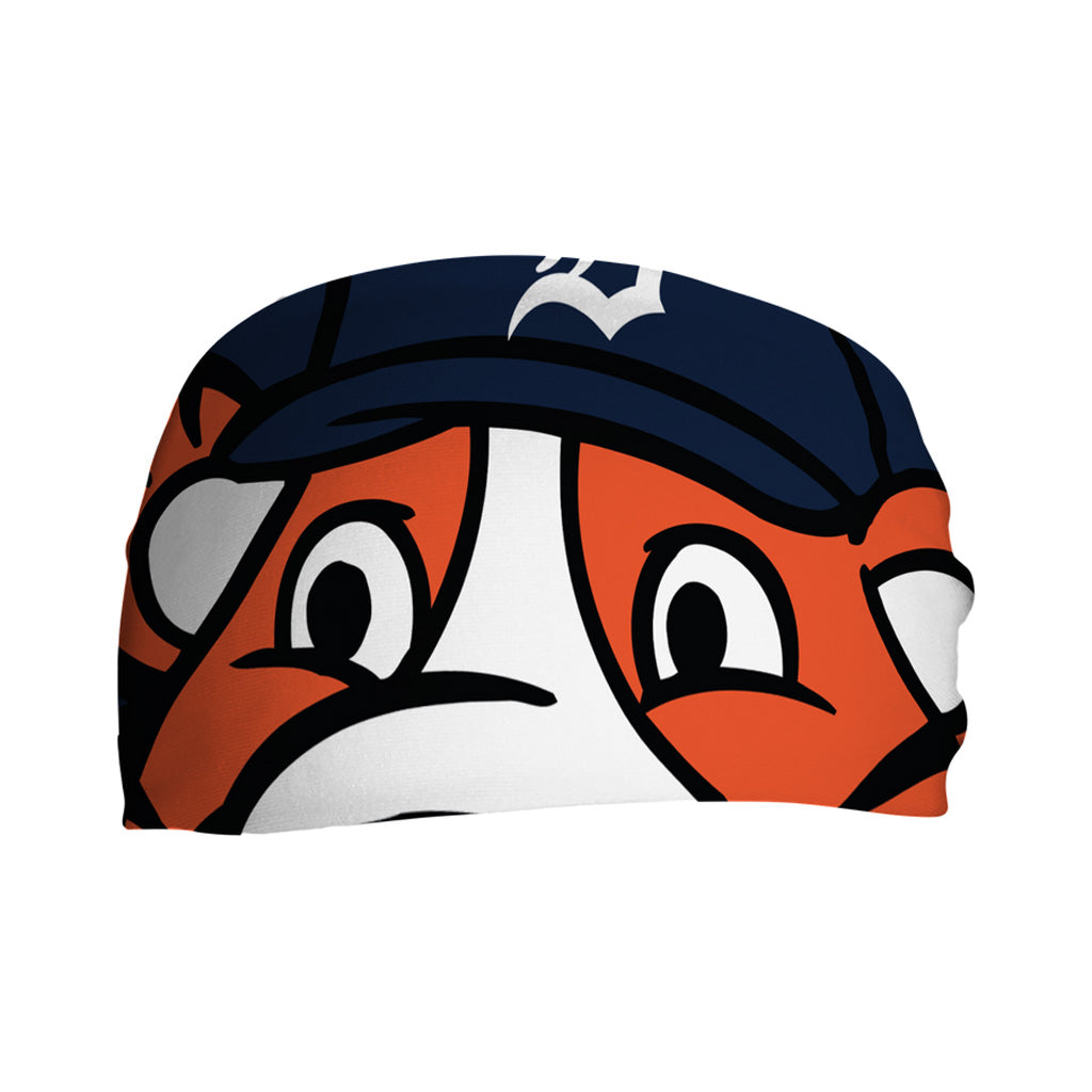 MLB Detroit Tigers Vertical Athletics Mascot Stare Headband - Navy