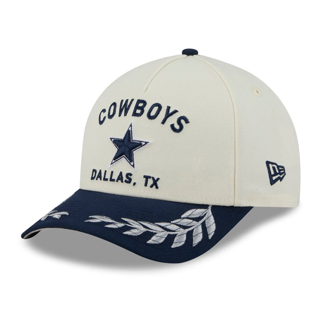 NFL Dallas Cowboys New Era 2025 Draft 39THIRTY Flex Fit Hat - Chrome
