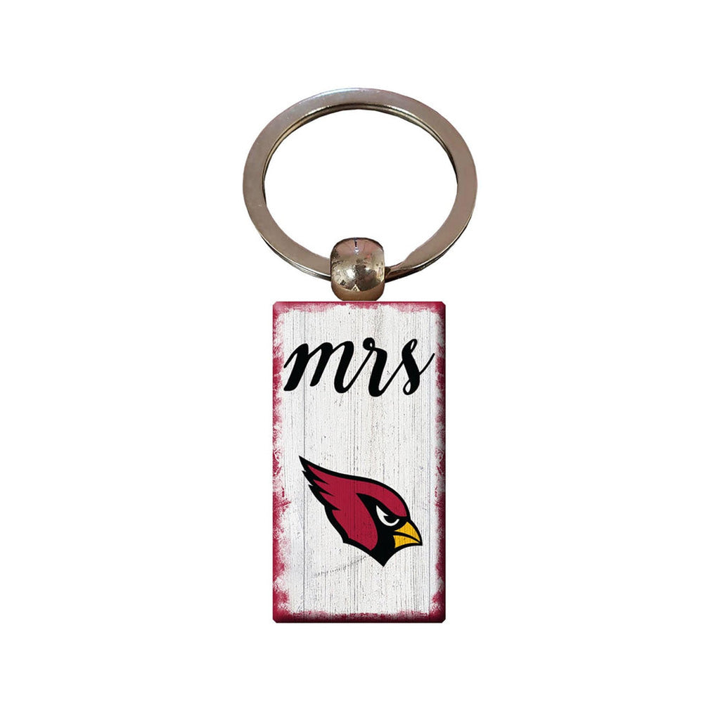 NFL Arizona Cardinals Fan Creations Mrs Keychain