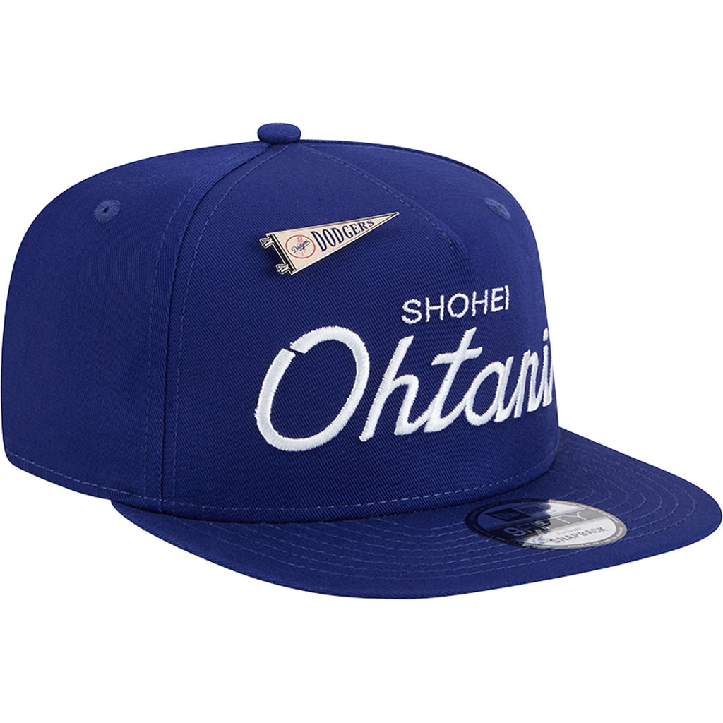 MLB Los Angeles Dodgers Shohei Ohtani New Era Player Name 9FIFTY A-Frame Snapback Hat - Blue