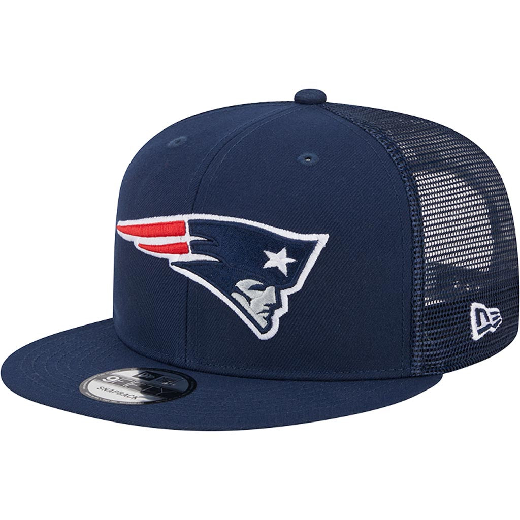 NFL New England Patriots New Era 9FIFTY Snapback Trucker Hat - Navy