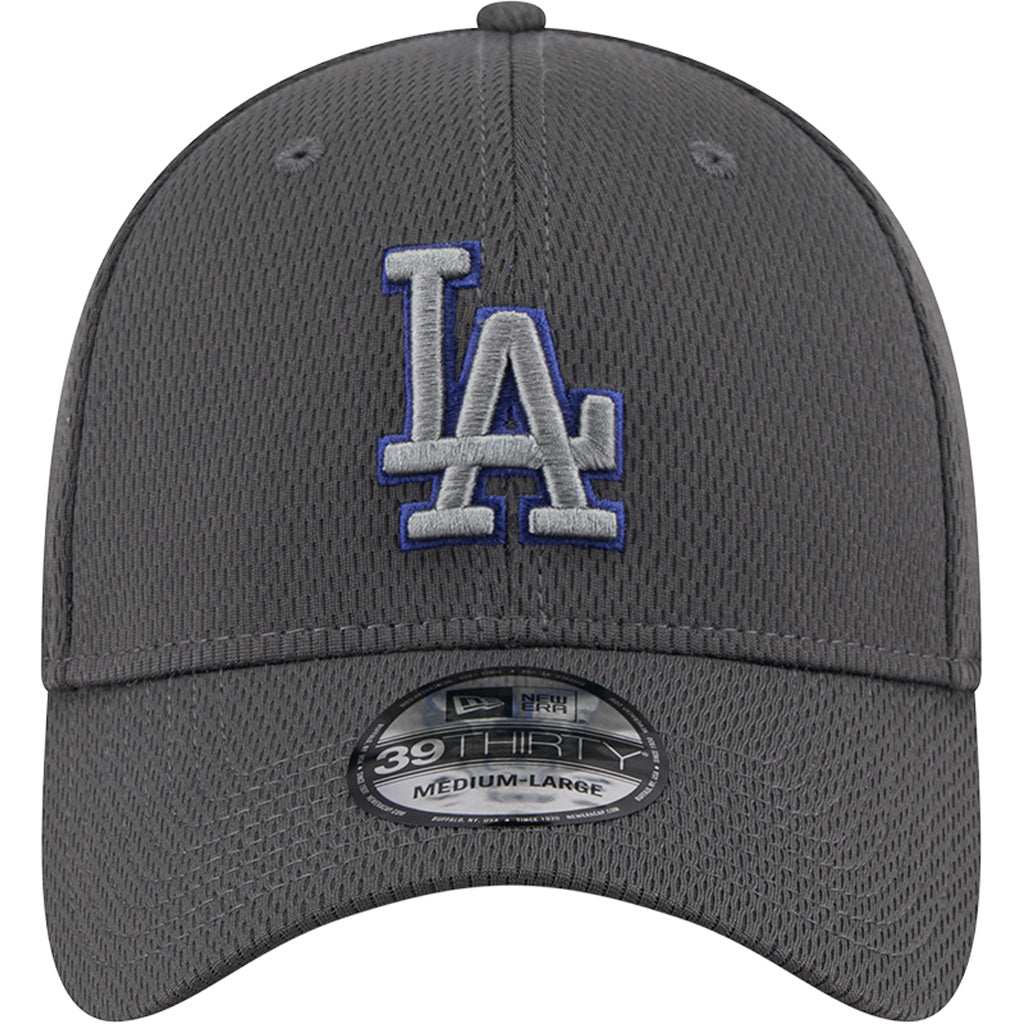 MLB Los Angeles Dodgers New Era Tonal Graphite 39THIRTY Flex Fit Hat - Graphite