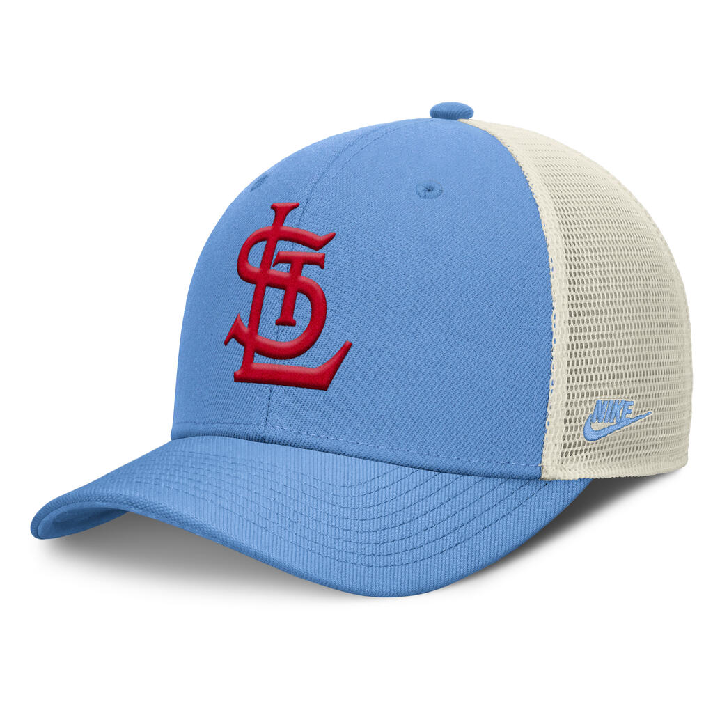 MLB St. Louis Cardinals Nike Cooperstown Trucker Snapback Hat - Blue