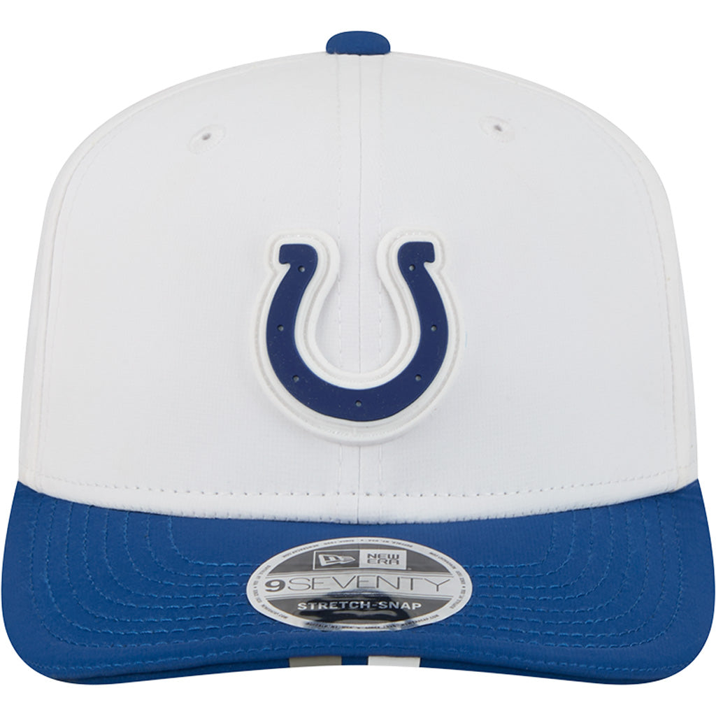 NFL Indianapolis Colts New Era 2025 Training 9SEVENTY Stretch-Snapback Hat - White