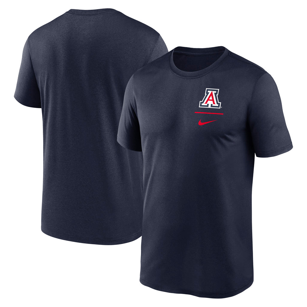 NCAA Arizona Wildcats Nike Logo Legend Performance T-Shirt - Navy
