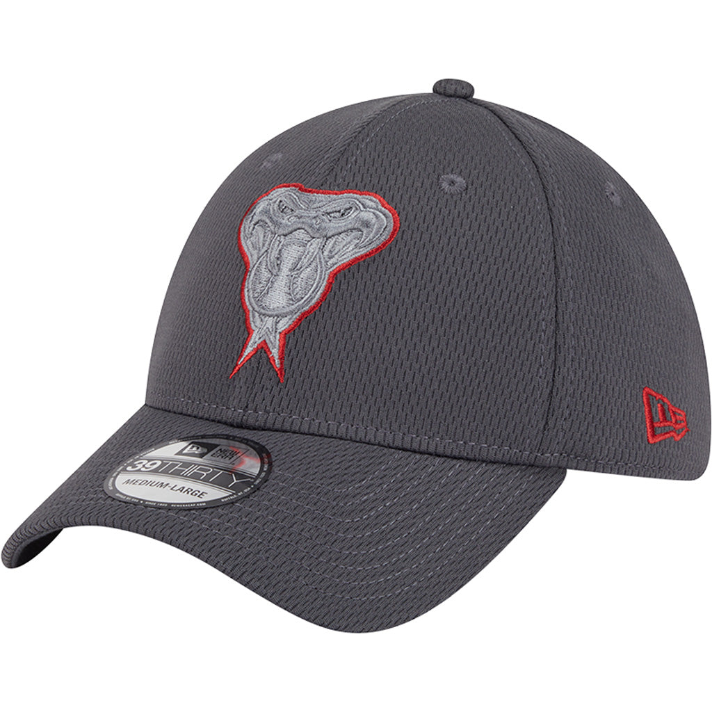 MLB Arizona Diamondbacks New Era Tonal Graphite 39THIRTY Flex Fit Hat - Graphite