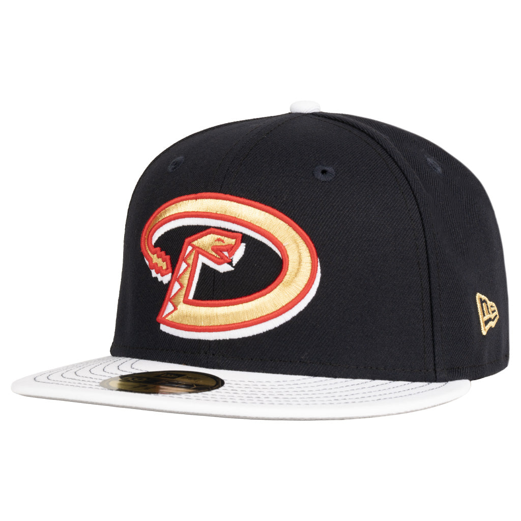 MLB Arizona Diamondbacks New Era Gold Medal 59FIFTY Fitted Hat - Navy