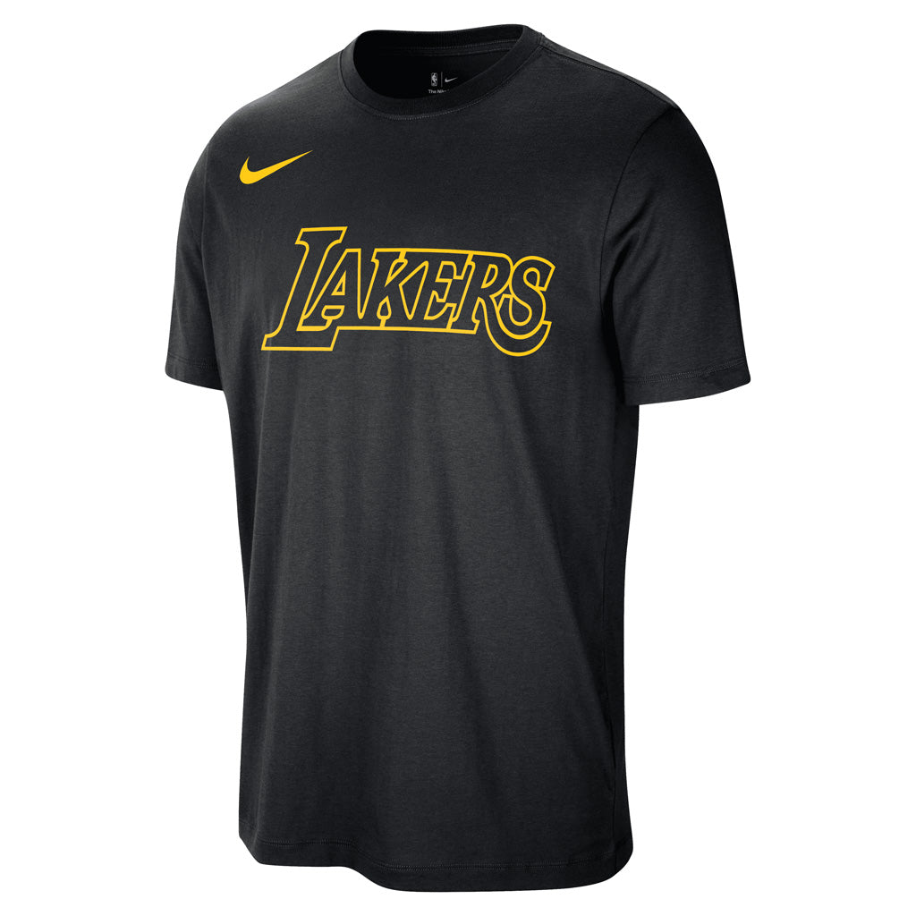 NBA Los Angeles Lakers Nike Essential Wordmark T-Shirt - Black