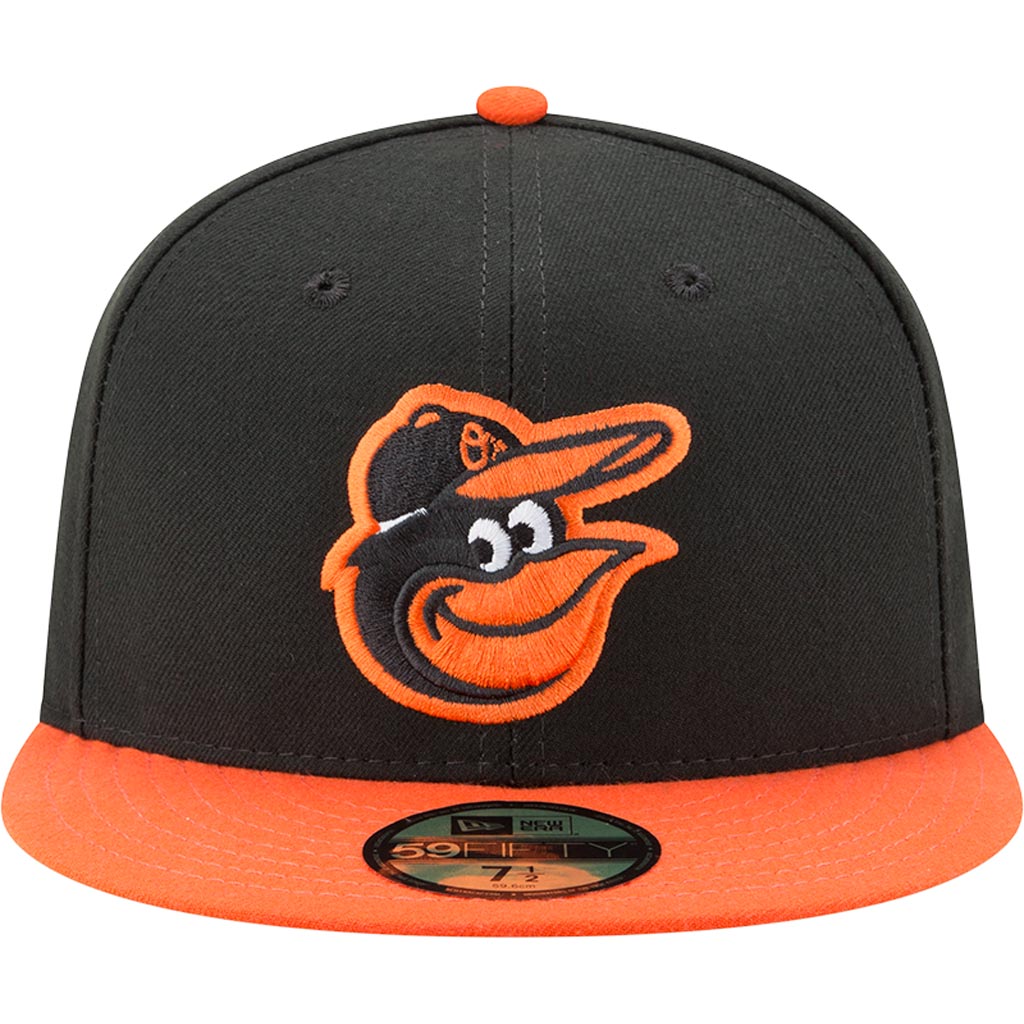 MLB Baltimore Orioles New Era Authentic Collection Road On-Field 59FIFTY Fitted Hat - Black