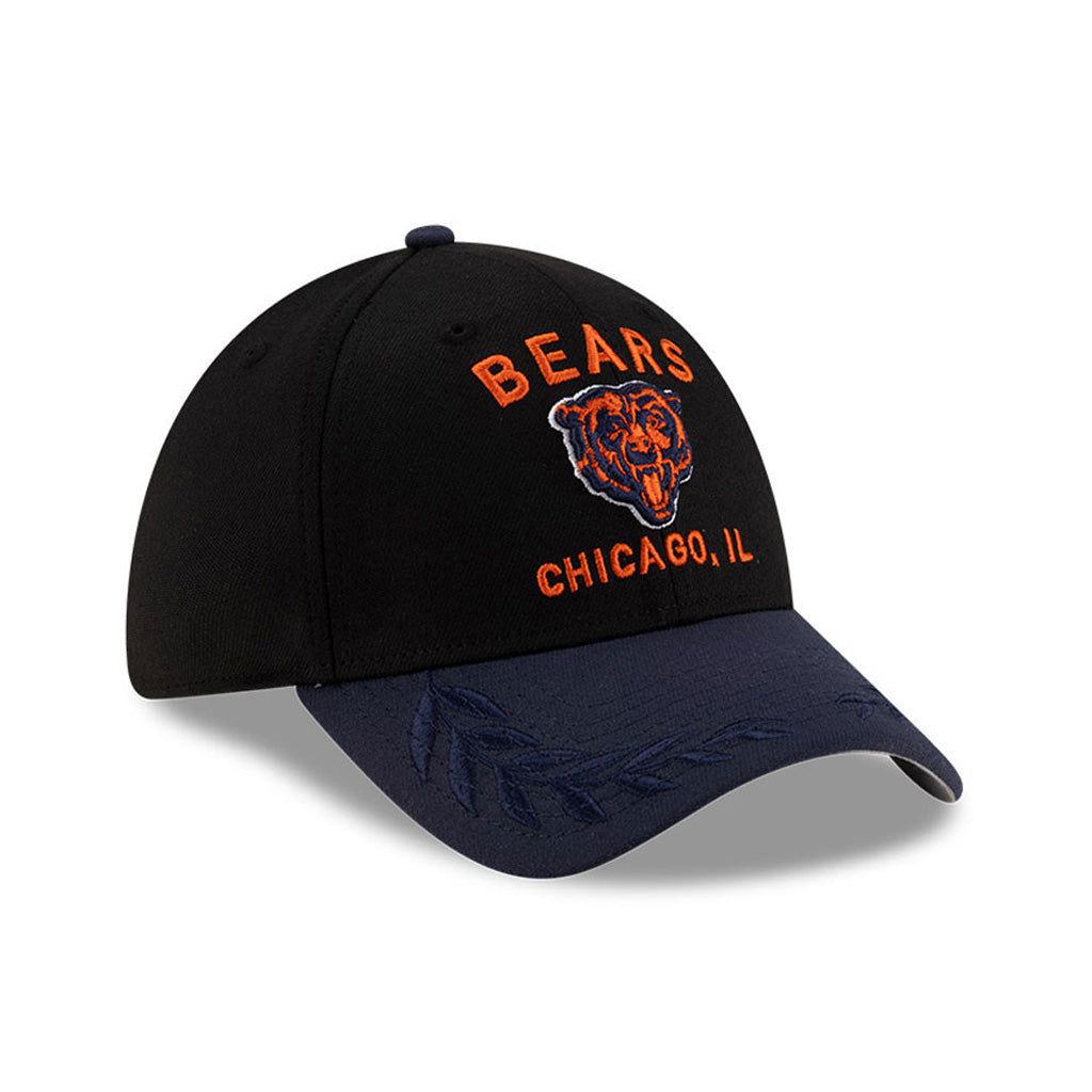 NFL Chicago Bears New Era 2025 Draft 39THIRTY Flex Fit Hat - Black