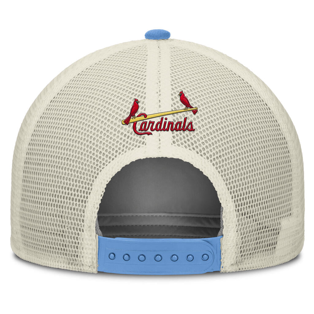 MLB St. Louis Cardinals Nike Cooperstown Trucker Snapback Hat - Blue