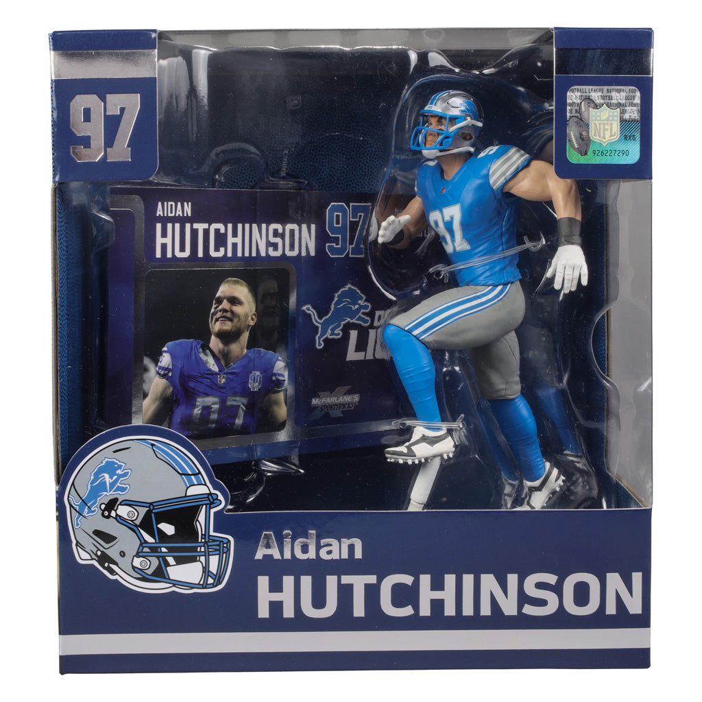 NFL Detroit Lions Aiden Hutchinson McFarlane 7" Collectible Figure
