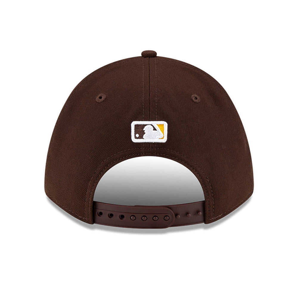 MLB San Diego Padres New Era Game Player Replica 9FORTY M-Crown Hat - Brown