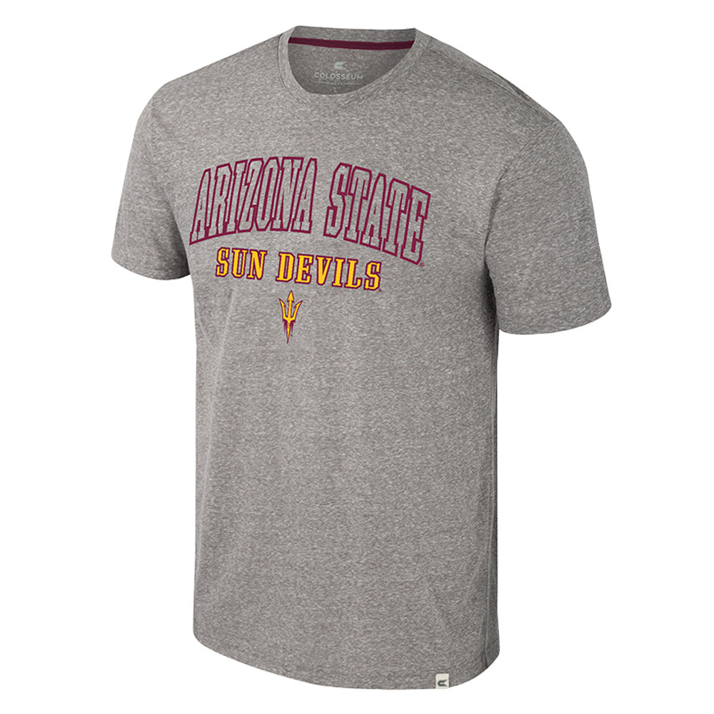 NCAA Arizona State Sun Devils Colosseum Electromagnetic T-Shirt - Gray