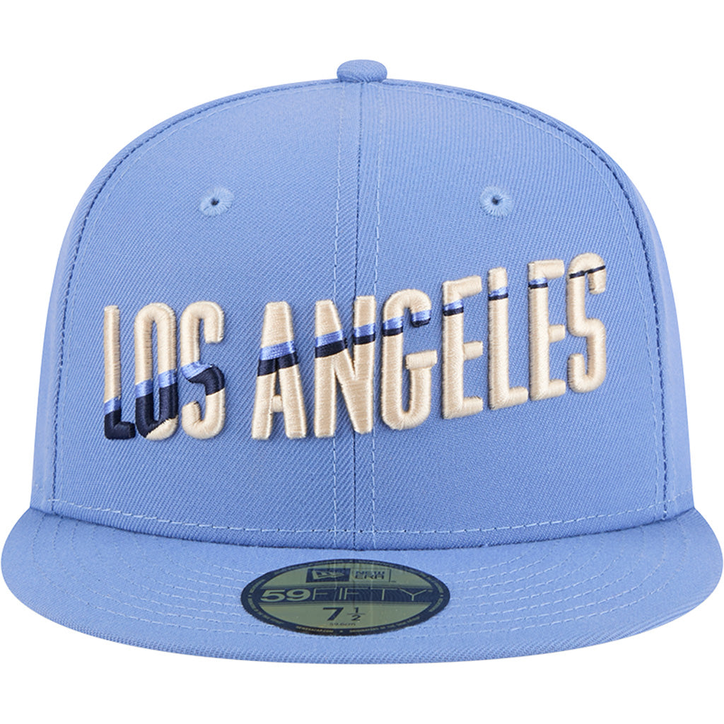 MLB Los Angeles Dodgers New Era City Connect Fan Pack 59FIFTY Fitted Hat - Blue