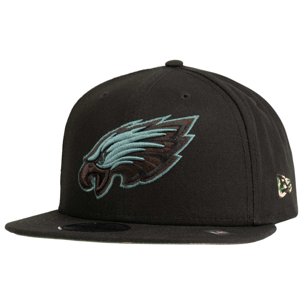 NFL Philadelphia Eagles New Era Commando 9FIFTY Snapback Hat - Black