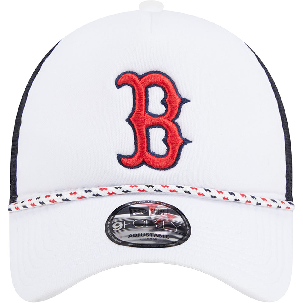 MLB Boston Red Sox New Era Court Sport 9FORTY A-Frame Adjustable Hat