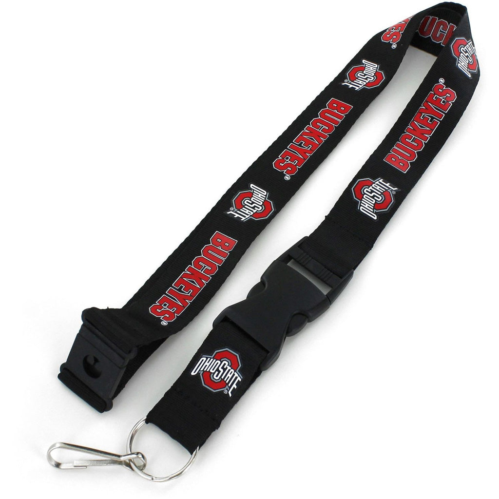 NCAA Ohio State Buckeyes Aminco Lanyard - Black