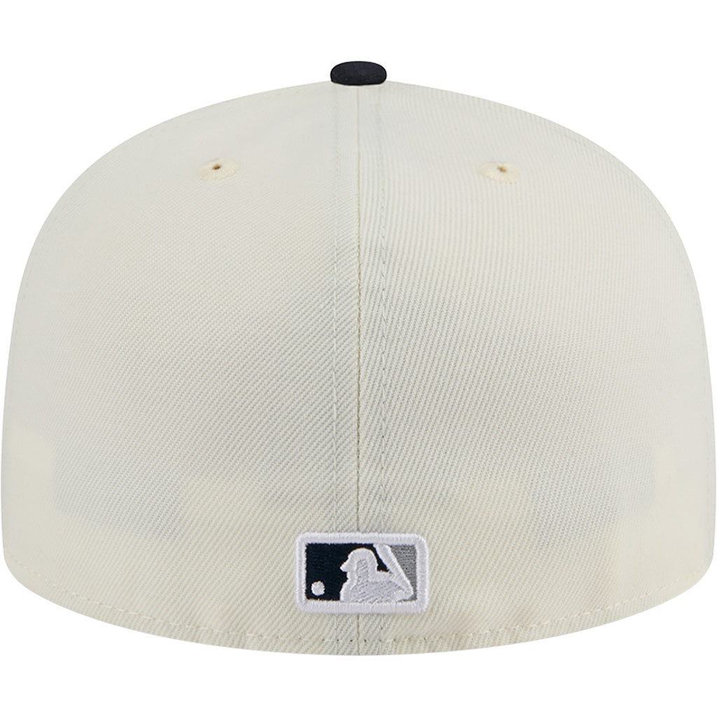 MLB New York Yankees New Era Two-Tone Chrome OTC 59FIFTY Fitted Hat - Chrome
