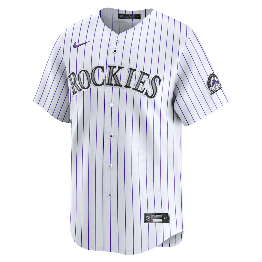 MLB Colorado Rockies Nike Home Limited Jersey - White
