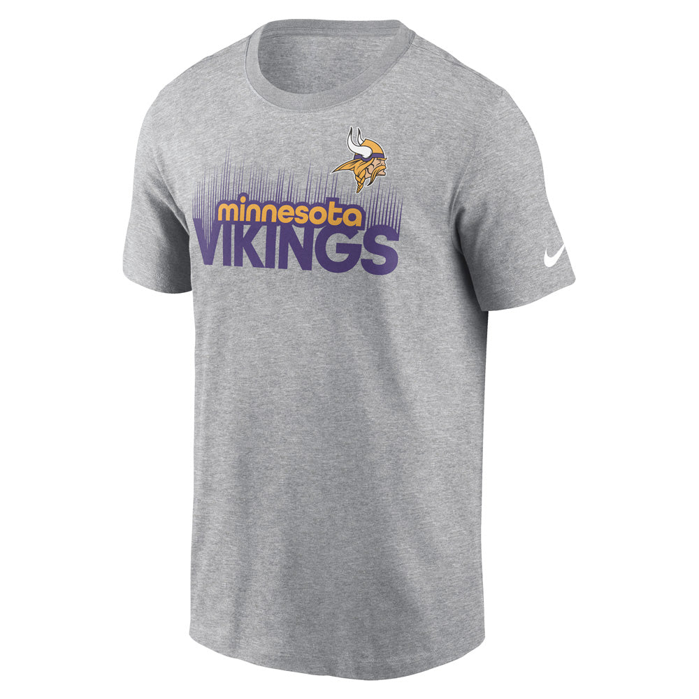 NFL Minnesota Vikings Nike Local Essential T-Shirt - Heather Gray